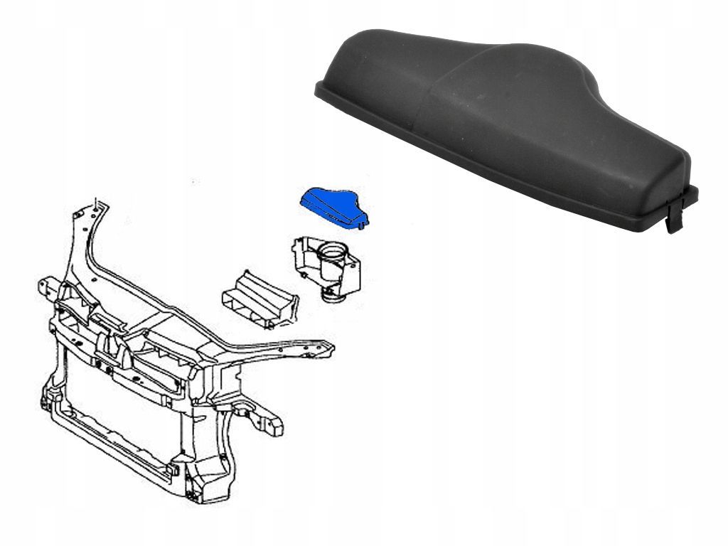 Volkswagen Golf 5 2005 - 2008 Model Arası Ön Panel Hava Giriş Kapağı Orijinal