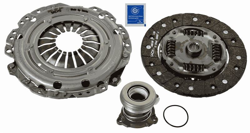 Opel Corsa C 1.7 Dizel Takviyeli Tip Debriyaj Seti ve Debriyaj Rulmanı Sachs Marka 3000990026